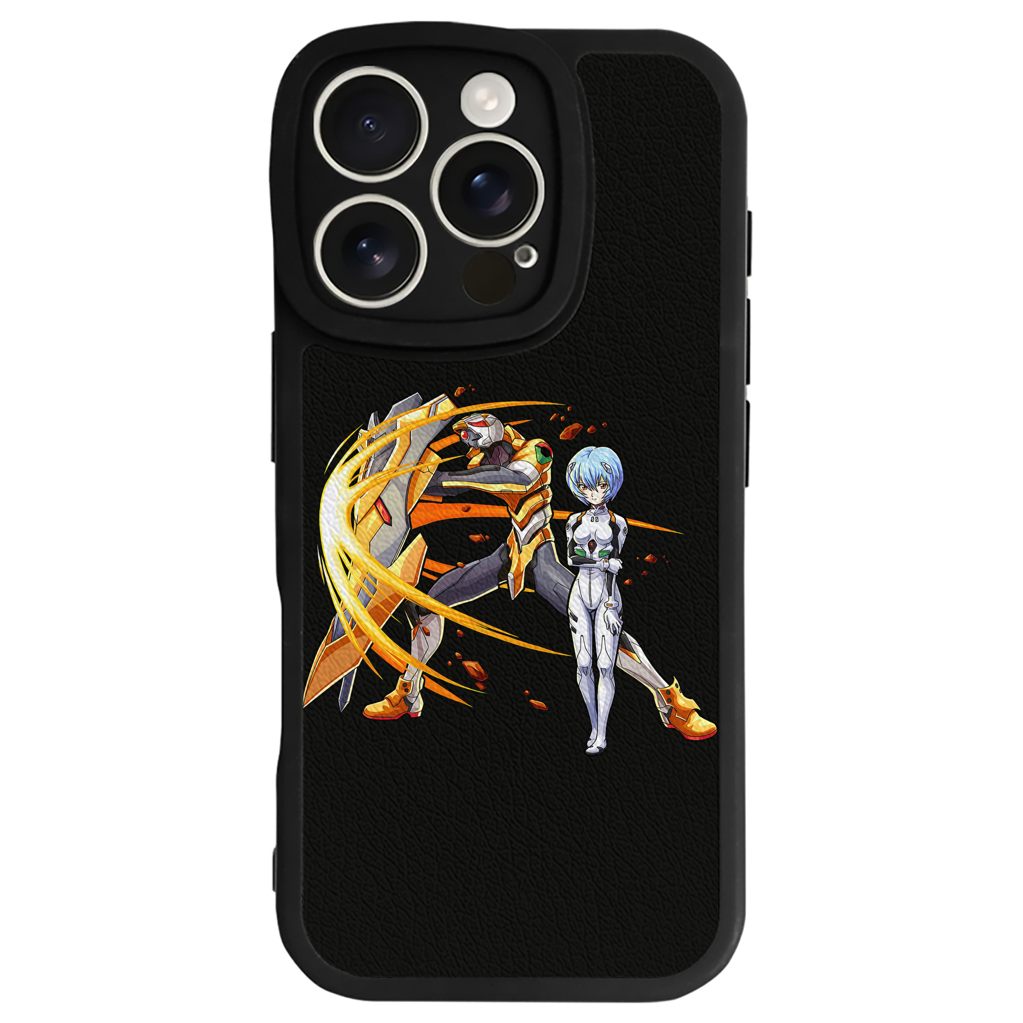 （画像用） EVA 新世紀エヴァンゲリオン 【iPhone 16シリーズ対応】シリコンスマホケース（レザー調） 材質：シリコン